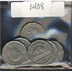 1947 Dot  F-12 to VF-20, lot of 10 piec