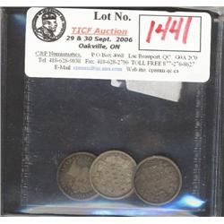 1871, 1871H, 1872H Grades vary from VG-