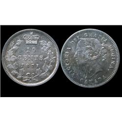 1871H  ICCS MS63, light gold and russet