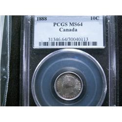1888  PCGS MS64  Medium gun metal tones