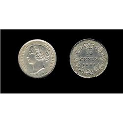 1889  PCGS AU-58PQ, fully struck with a