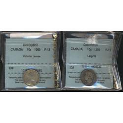 1899 Large 9s CCCS F-12, 1909 Victo