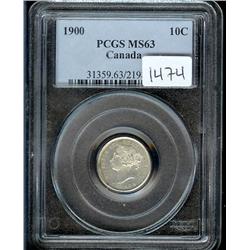1900  PCGS MS63, fully struck with stro