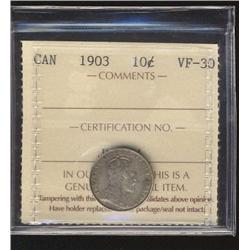 1903  ICCS VF30  Original silver gray t