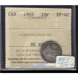 1903  ICCS EF40  Silver gray tones