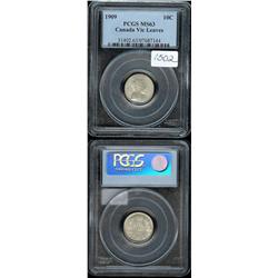1909 Victorian leaves:  PCGS MS63, ful
