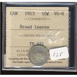 1913  Broad Leaves  ICCS VG8  A nice ex