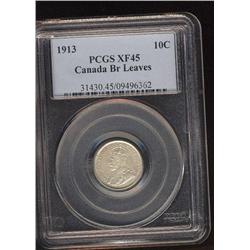 1913 Broad leaves  PCGS EF45 mostly bri