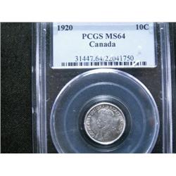 1920  PCGS MS64  Brilliant with strong 