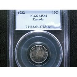 1932  PCGS MS64  Intense russet and gun