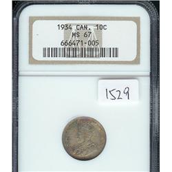 1934  NGC MS67PQ, fully struck with str