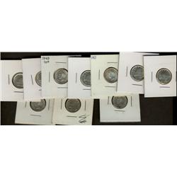 1940, 1942, 1943, 1945, 1946, 1947 ML, 