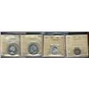 Image 1 : Lot of four ICCS graded MS63 coins.  In