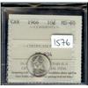 Image 1 : 1966 ICCS MS-66PQ, fully struck with st
