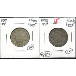 1885, 1887, both key dates are G-4.