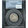 Image 1 : 1891  PCGS MS63PQ  Rare key date!  Bril