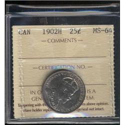 1902H  ICCS MS64, lightly toned with fu