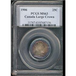 1906  PCGS MS-63PQ  Nicely toned with a