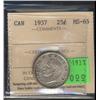 1937  ICCS MS65  Light tone over full l
