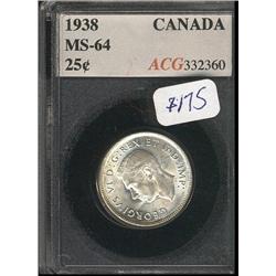 1938  ACG MS64 Fully brilliant and fros