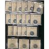 Image 1 : Large lot of twenty ICCS MS63 graded co