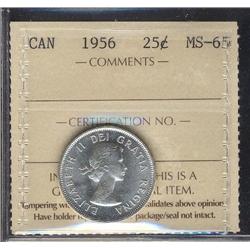 1956  ICCS MS65  Full blast white.  A n