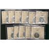 Lot of eleven ICCS MS64 CAMEO graded co