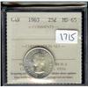 1963 ICCS MS-65PQ , fully struck with s