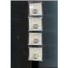 Image 1 : Lot of 4 pieces; all 1967 ICCS MS-65PQ 
