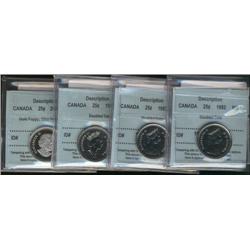 Lot of four interesting varieties. Incl