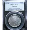 1871  PCGS AU53  brilliant with some ni