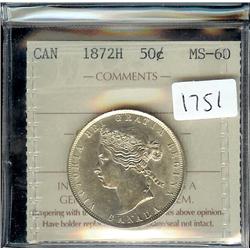 1872H ICCS MS60PQ, fully struck with st