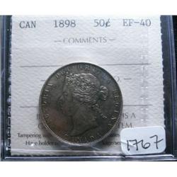 1898  ICCS EF-40, medium to heavy tonin