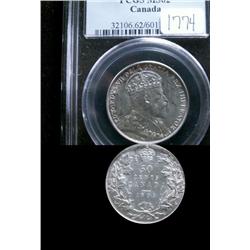 1902  PCGS MS62  mostly brilliant with 