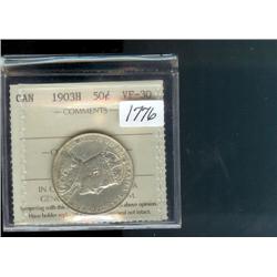 1903H  ICCS VF-30, mostly brilliant.