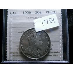 1906  ICCS VF30  Original silver gray t