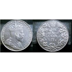 1908  AU50+  brilliant with lots of lus