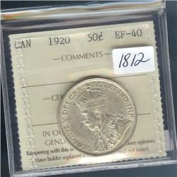1920  ICCS EF-40, lightly toned, lots o