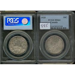 1920 Large O PCGS MS64PQ.  T Superb a