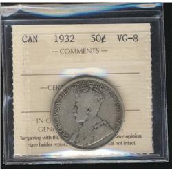 1932  ICCS VG8 Original silver gray ton
