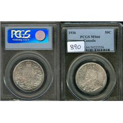1936  PCGS MS66.  Superb autumn shades 
