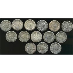 1937, 1938, 1943, 1944, 1945, 1949, 195