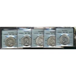 1937 CCCS MS-62, 1943 CCCS AU-55, 1944 