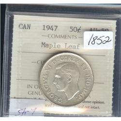 1947  Maple leaf Curved left  ICCS AU-5