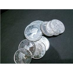 1953 Small date, lot of 12 pieces, grad