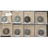 Lot of eight ICCS PL65 CAMEO graded coi