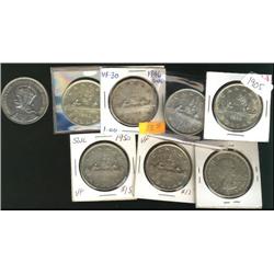 1935, 1936, 1937, 1946 SWL, 1947 Blunt,