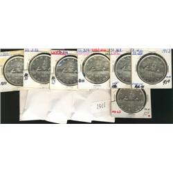 1935, 1937, 1939, 1949, 1952, 1953 NSF,