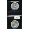 Lot of two 1935 silver dollars  both co