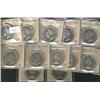Image 1 : Lot of 12 ICCS MS60 graded silver dolla